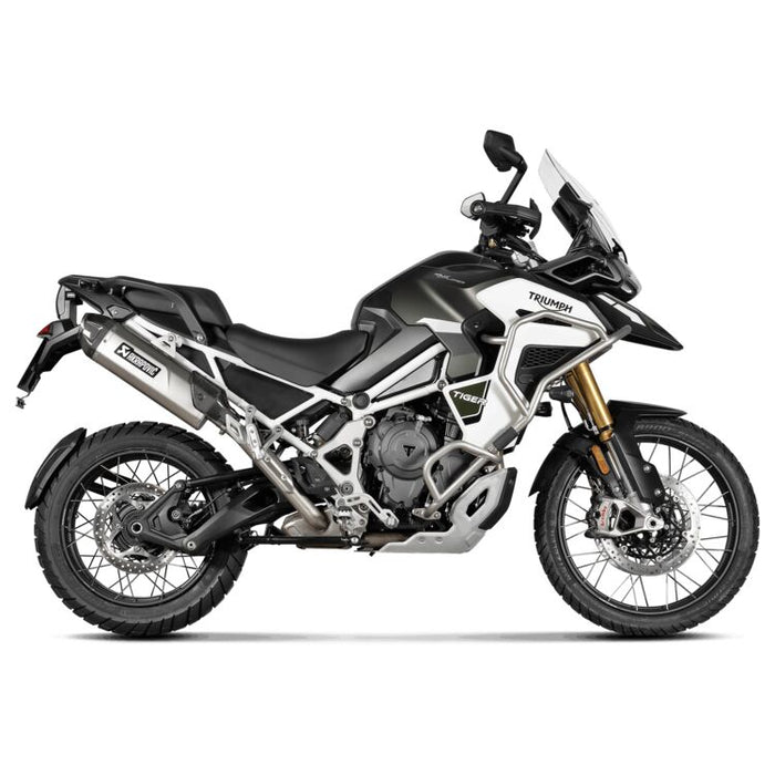 AKRAPOVIC Slip-On Line Muffler - Titanium Triumph Tiger 1200 GT / Rally 2022-2023  S-T12SO6-HJA 1811-4439