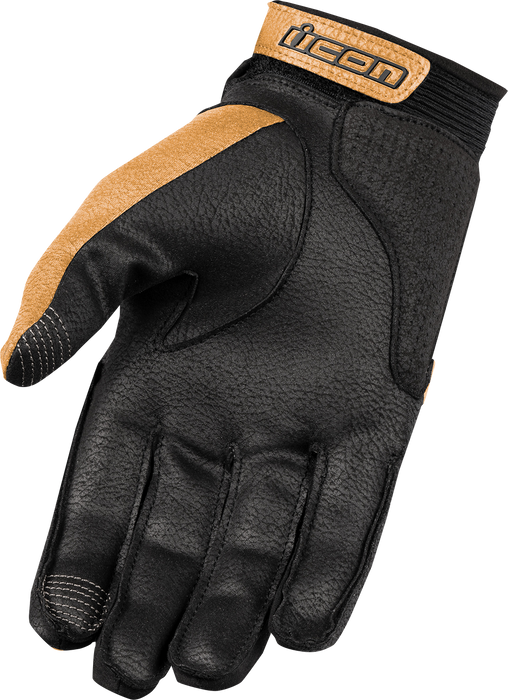 ICON Superduty3™ Motorcycle Gloves - Tan - Small 3301-4600