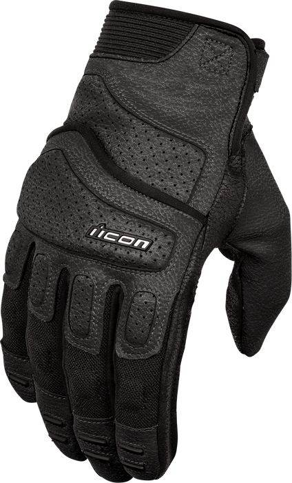 ICON Women's Superduty3™ Motorcycle Gloves - Black - XS 3302-0918