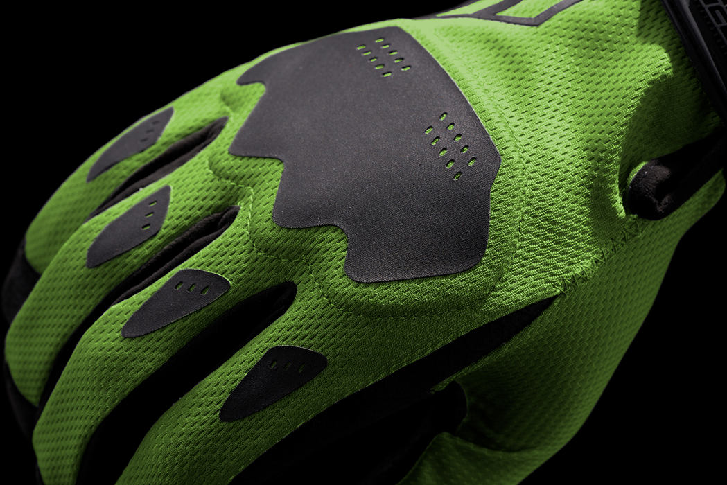 ICON Hooligan™ CE Motorcycle Gloves - Green - Medium 3301-4367