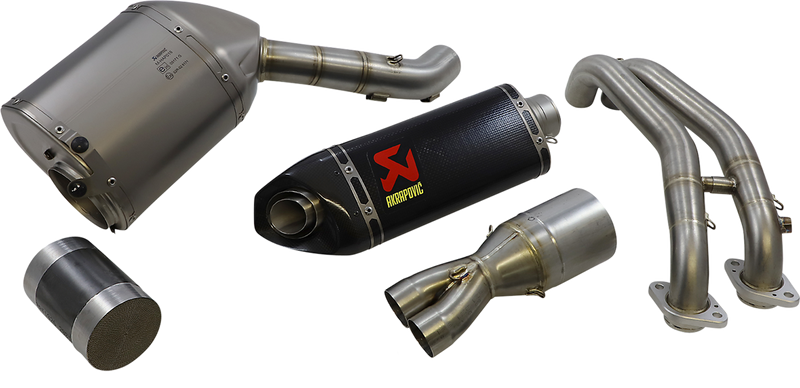Akrapovic Exhaust Aprilia Tuono 660 / RS 660 2021-2024 Full System Racing Line Carbon Fiber S-A6R4-HAPC