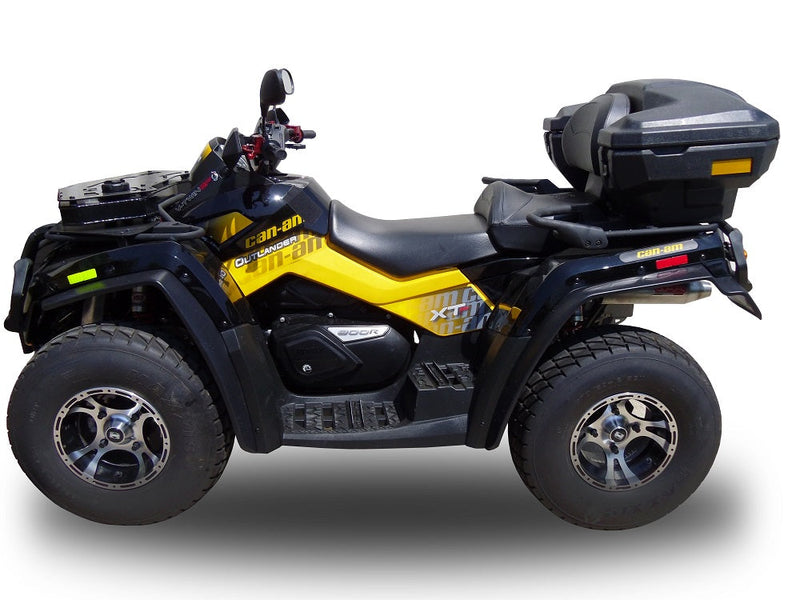 GPR Exhaust System Can Am Outlander 800 paSso corto 2009-2012, Deeptone Atv, Slip-on Exhaust Including Removable DB Killer and Link Pipe