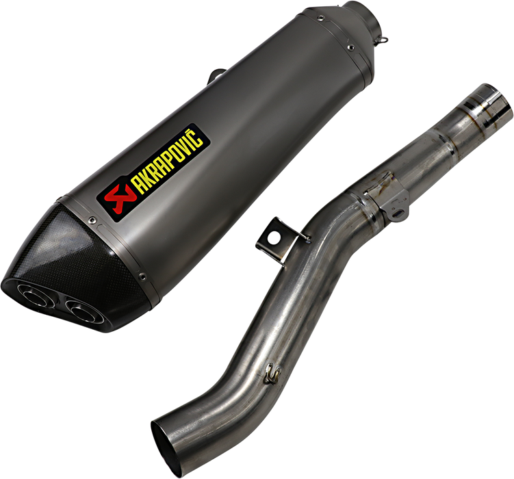 Kawasaki Concours 14 1400 GTR 2008-2022 Exhaust, Akrapovic Slip-On Muffler in Titanium and Carbon Fiber S-K14SO5-HZAAT 1811-2694