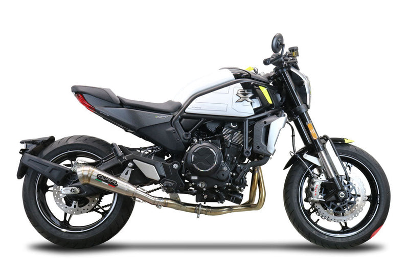 GPR Exhaust Cf Moto 700 CL-X Heritage 2022-2024, Powercone Evo, Mid-Full System Exhaust Including Removable DB Killer