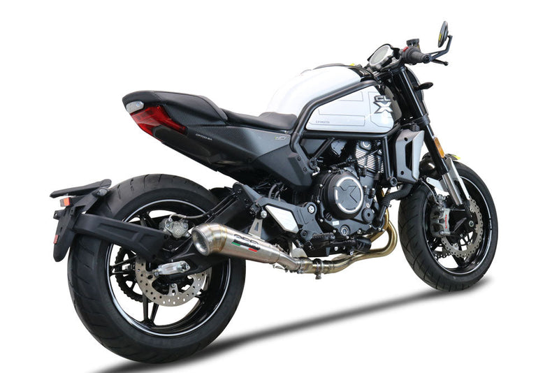 GPR Exhaust Cf Moto 700 CL-X Heritage 2022-2024, Powercone Evo, Mid-Full System Exhaust Including Removable DB Killer