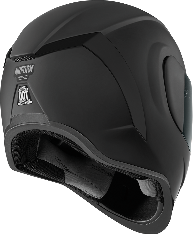 ICON Airform™ Motorcycle Helmet - Dark - Rubatone - XS 0101-15449