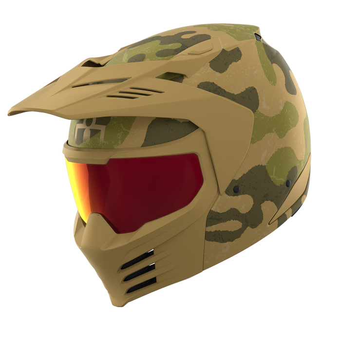 ICON Elsinore™ Motorcycle Helmet - Magnacross - Tan - Small 0104-3293