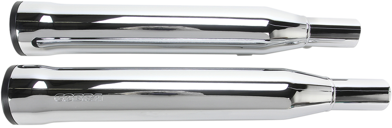 COBRA 3" RPT Mufflers for '07-'13 XL - Chrome 6080