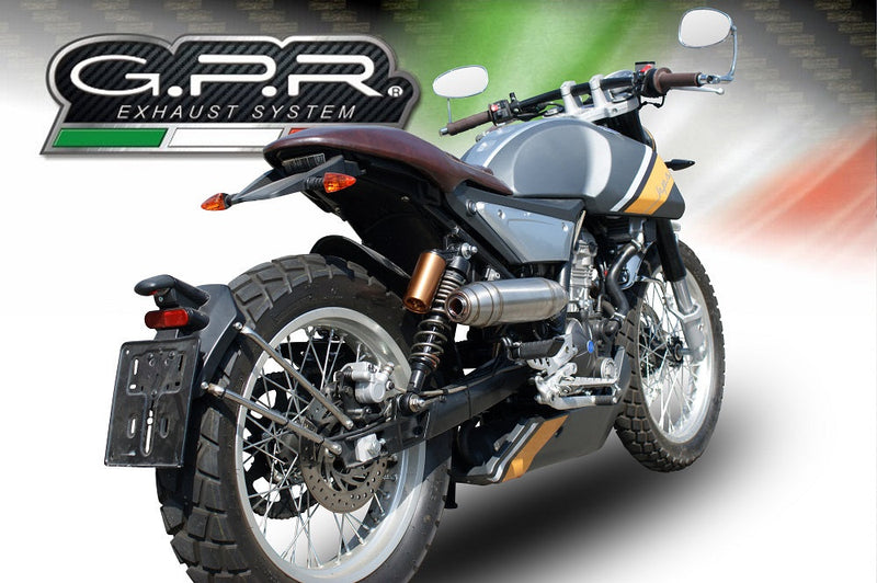 GPR Exhaust System F.B. Mondial Hps 125 2018-2020, Deeptone Inox, Full System Exhaust
