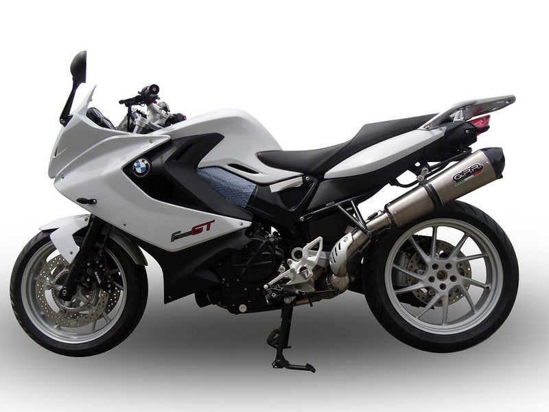 GPR Exhaust for Bmw F800GT 2017-2019, GP Evo4 Titanium, Slip-on Exhaust Including Removable DB Killer and Link Pipe
