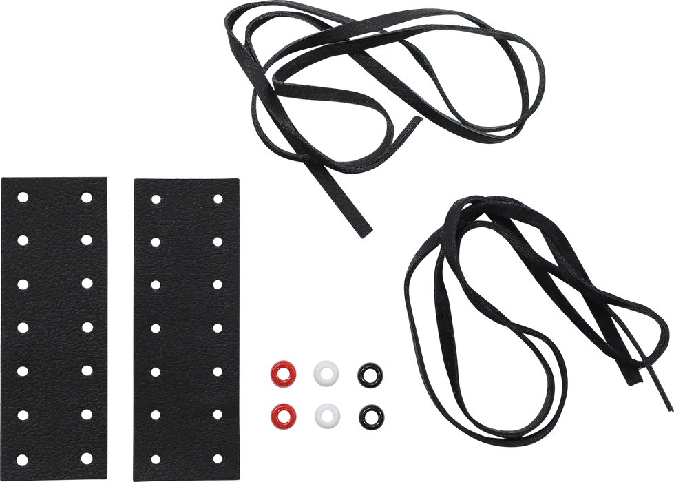 DRAG SPECIALTIES Lever Cover - Clutch/Brake - Leather DS243056