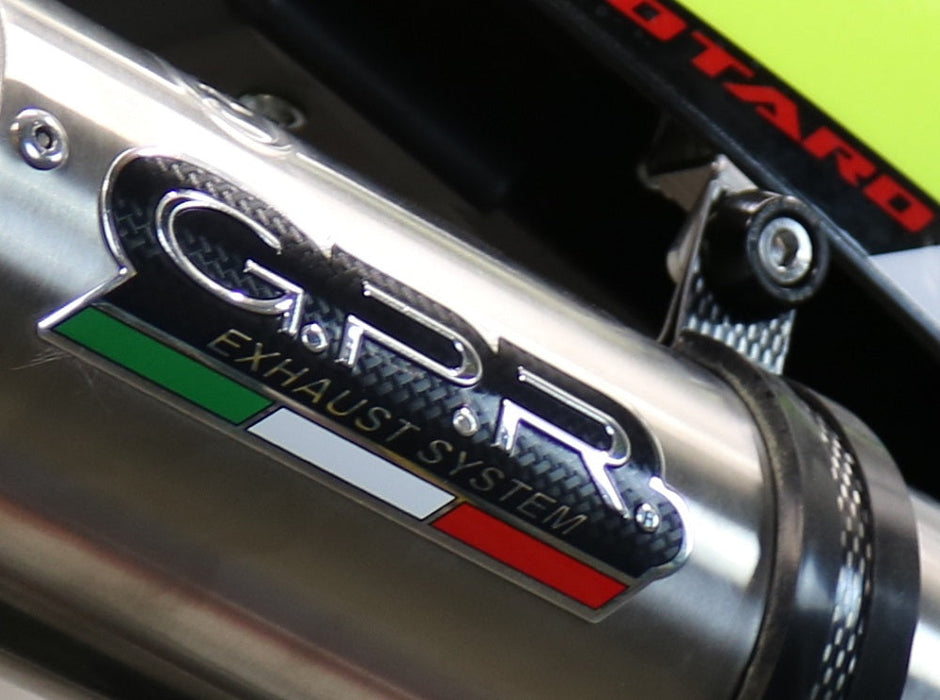 GPR Exhaust System Fantic Motor XMF 125 2021-2023, M3 Inox , Slip-on Exhaust Including Removable DB Killer and Link Pipe