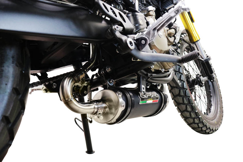 GPR Exhaust System F.B. Mondial Hps 125 2021-2023, Deeptone Inox, Full System Exhaust