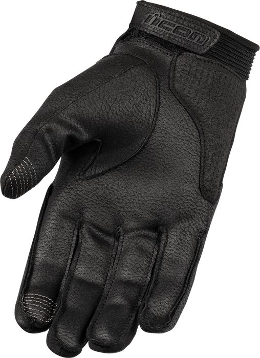 ICON Women's Superduty3™ Motorcycle Gloves - Black - 2XL 3302-0923