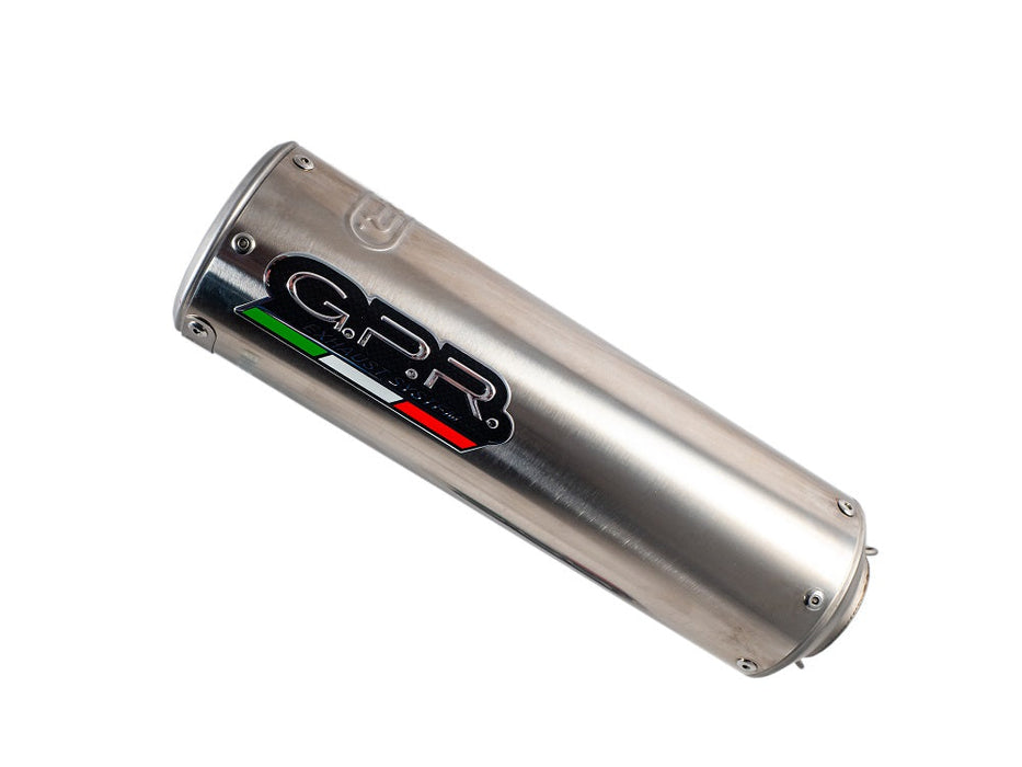 GPR Exhaust System Fantic Motor XMF 125 2021-2023, M3 Inox , Slip-on Exhaust Including Removable DB Killer, Link Pipe and catalyst