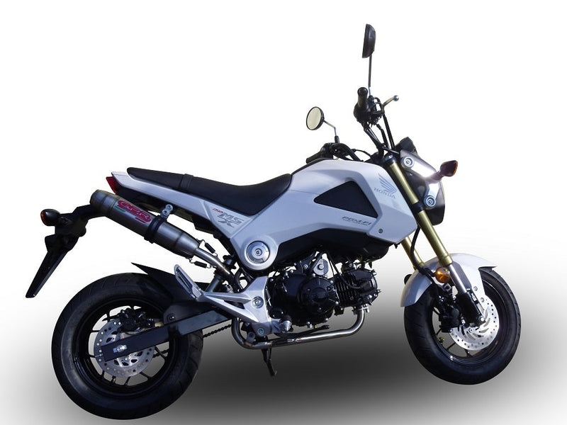 GPR Exhaust System Honda Msx - Grom 125 2018-2020, Deeptone Inox, Full System Exhaust