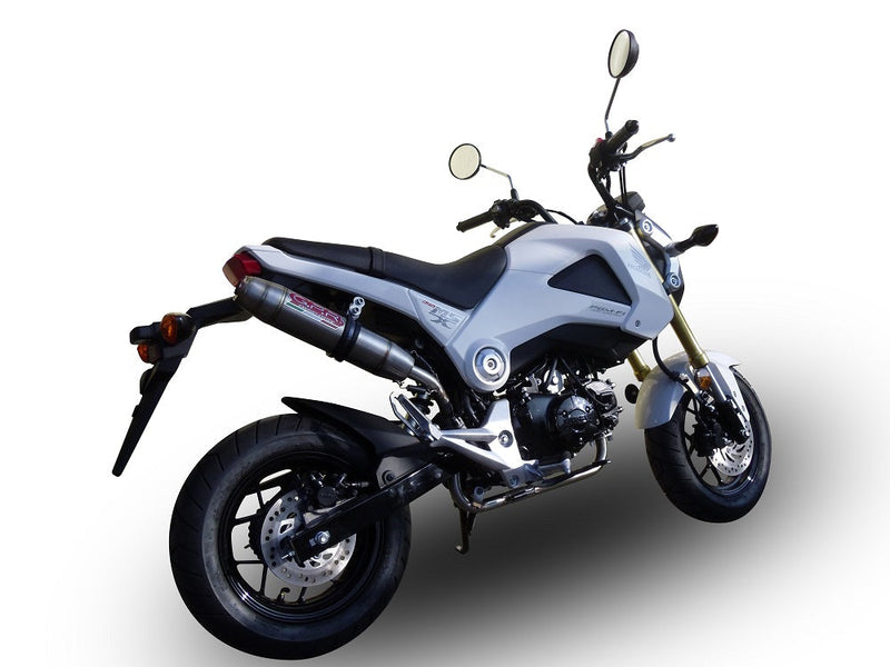 GPR Exhaust System Honda Msx - Grom 125 2018-2020, Deeptone Inox, Full System Exhaust