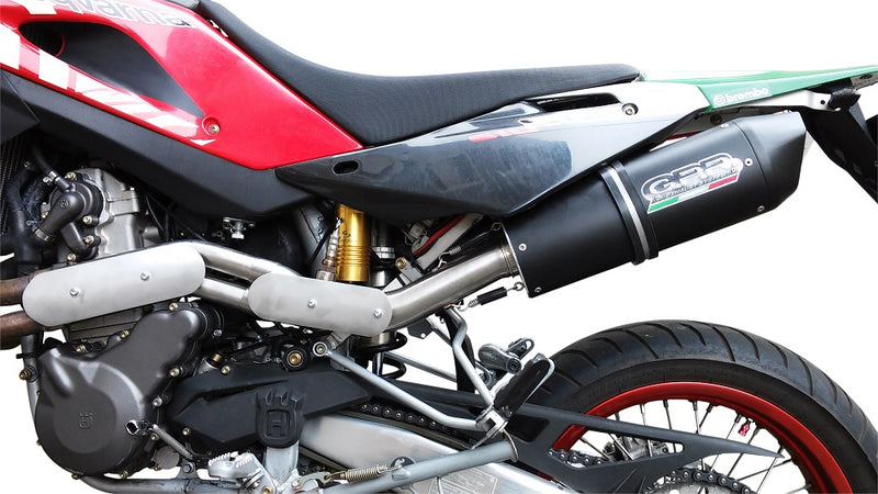 GPR Exhaust System Husqvarna TE 610 E - SM 610 2000-2004, Furore Nero, Mid-Full System Exhaust Including Removable DB Killer