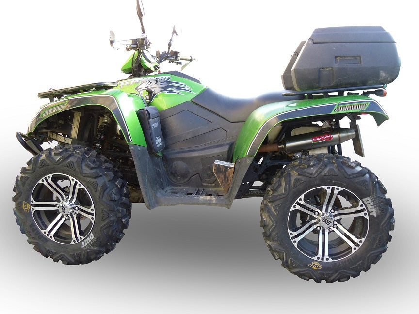 GPR Exhaust for Artic Thundercat 1000 2011-2021, Deeptone Atv, Slip-on Exhaust Including Removable DB Killer and Link Pipe
