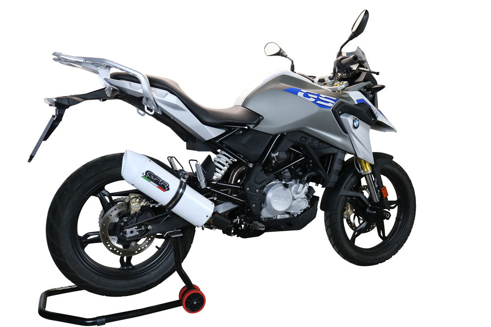 GPR Exhaust for Bmw G310GS 2017-2021, Albus Evo4, Full System Exhaust, Including Removable DB Killer