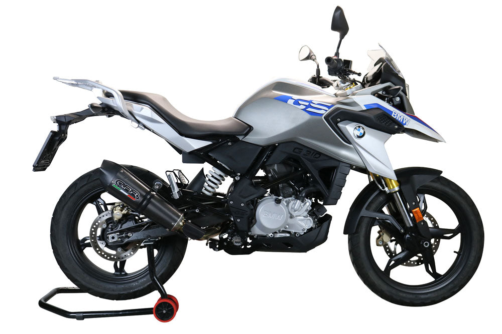 GPR Exhaust for Bmw G310GS 2022-2023, Gpe Ann. Poppy, Full System Exhaust, Including Removable DB Killer