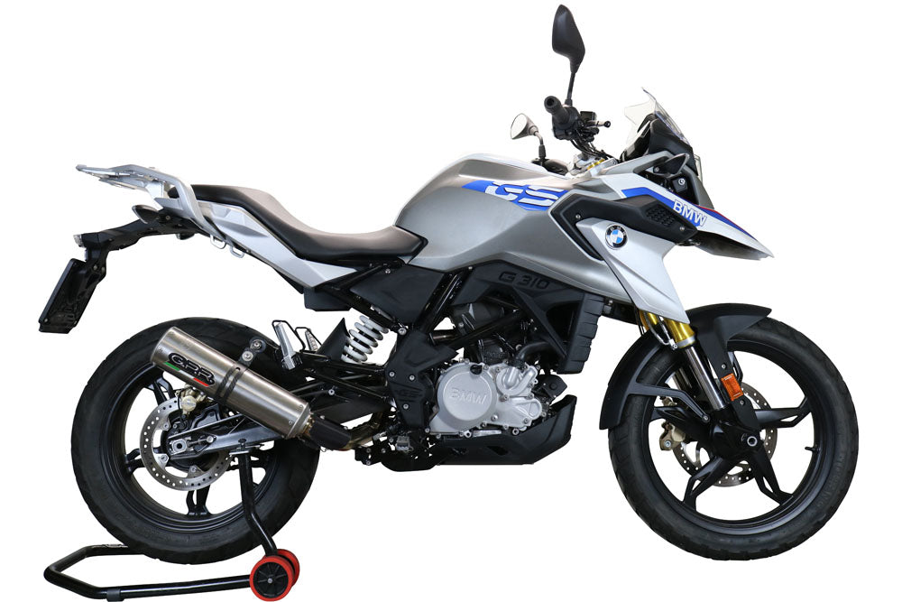GPR Exhaust for Bmw G310GS 2022-2023, M3 Inox , Full System Exhaust, Including Removable DB Killer