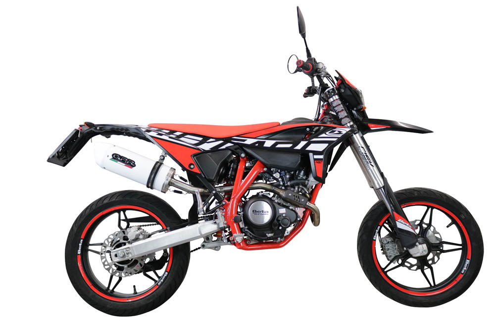 GPR Exhaust for Beta RR 125 4T Enduro 2021-2023, Albus Evo4, Slip-on Exhaust Including Link Pipe and Removable DB Killer