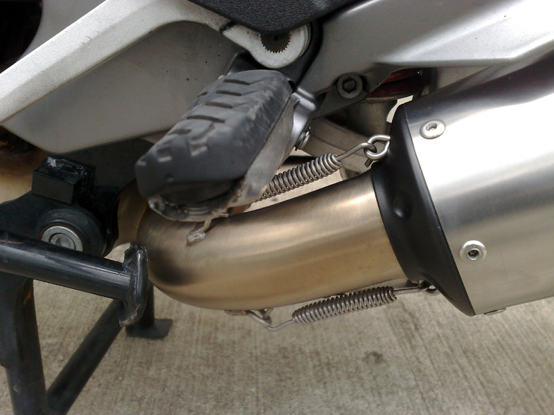 GPR Exhaust System Moto Guzzi Breva 1100 4V 2005-2010, Trioval, Slip-on Exhaust Including Removable DB Killer and Link Pipe
