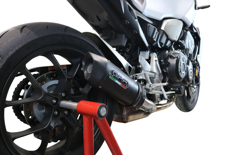 GPR Exhaust System Honda CB1000R 2018-2020, Furore Nero, Slip-on Exhaust Including Link Pipe