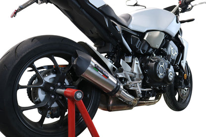 GPR Exhaust System Honda CB1000R 2018-2020, GP Evo4 Titanium, Slip-on Exhaust Including Removable DB Killer and Link Pipe