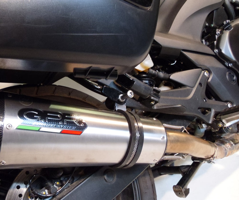 GPR Exhaust System Honda CBF1000 CBF1000ST 2010-2016, Trioval, Slip-on Exhaust Including Removable DB Killer and Link Pipe