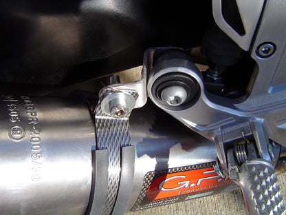 GPR Exhaust System Honda CBR1000RR 2008-2011, Satinox , Slip-on Exhaust Including Removable DB Killer and Link Pipe