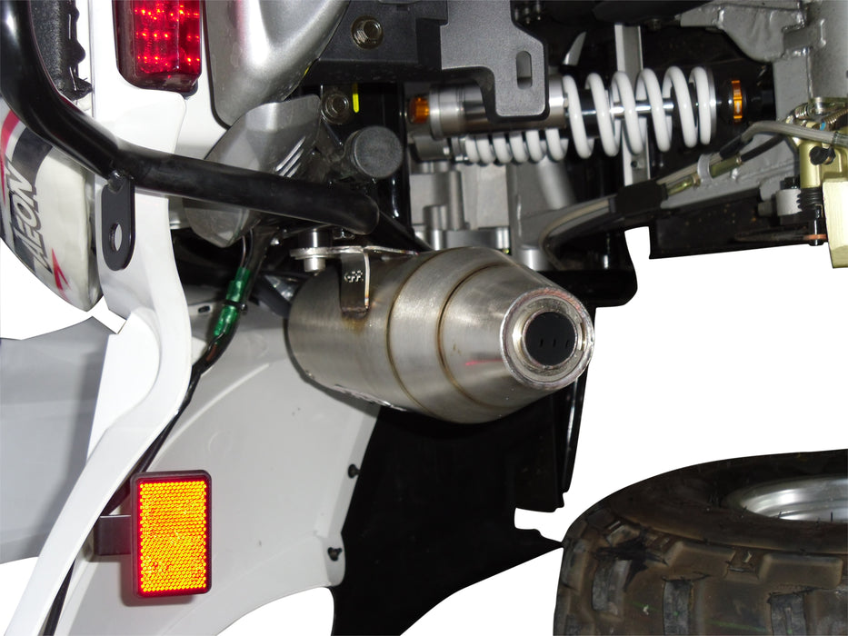 GPR Exhaust for Access Supermoto 450 2005-2021, Deeptone Atv, Slip-on Exhaust Including Removable DB Killer and Link Pipe