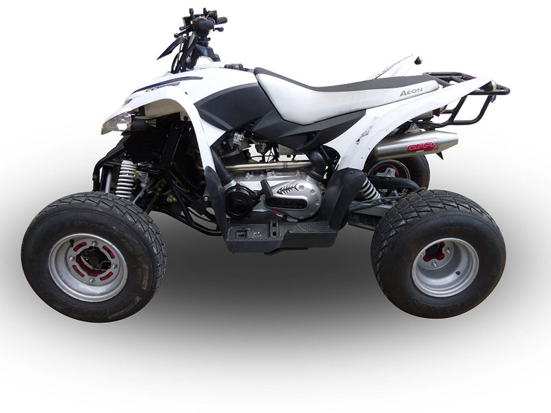 GPR Exhaust for Aeon Cobra 300 2007-2021, Deeptone Atv, Full System Exhaust, Including Removable DB Killer