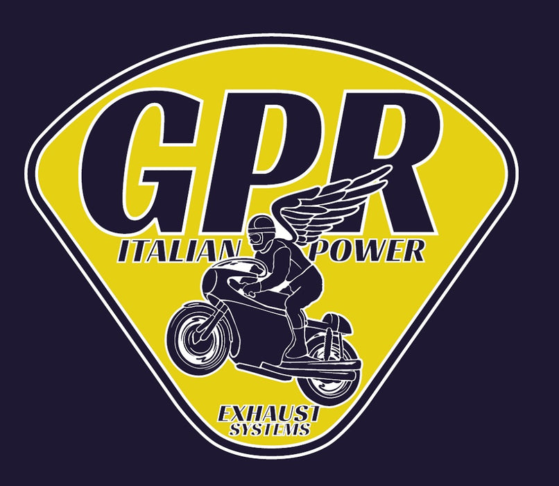 GPR Exhaust for Bmw R 45 1979-1985, Ultracone Inox Cafè Racer, Universal silencer, Including Removable DB Killer, without Link Pipe