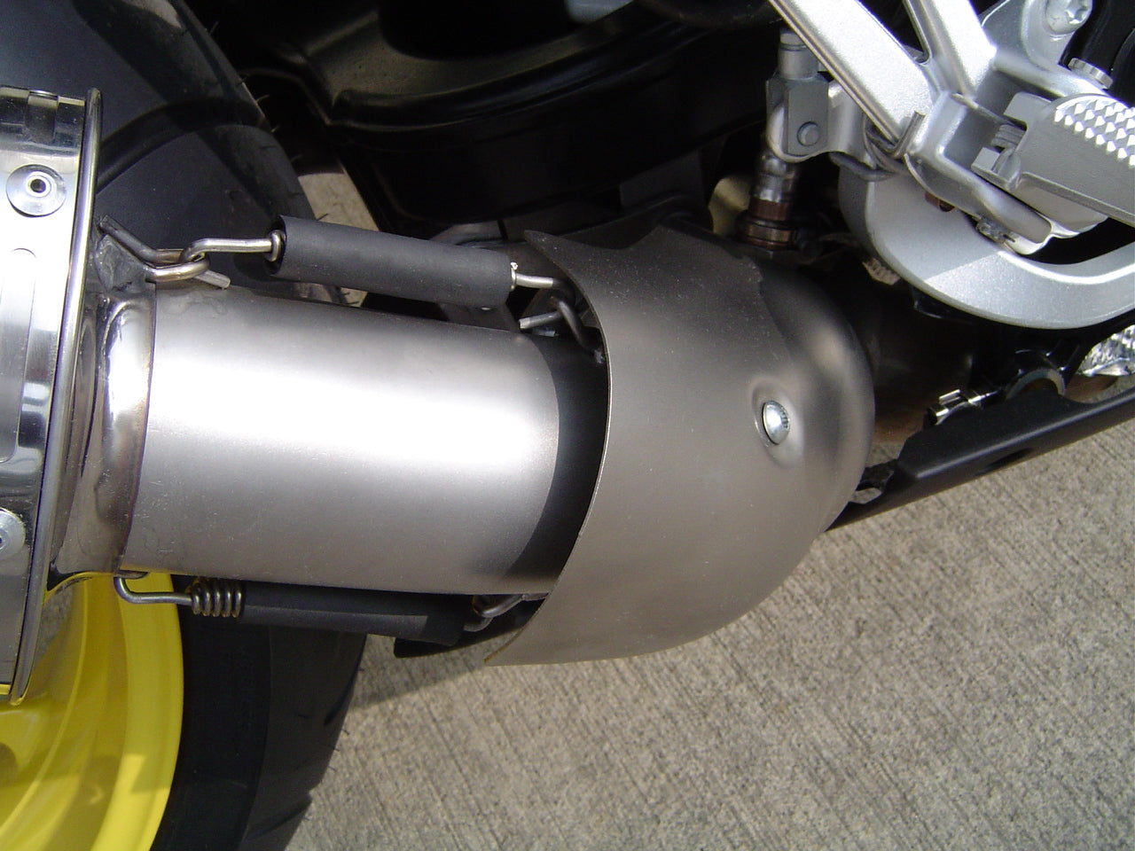 GPR Exhaust for Bmw K1200GT 2006-2008, Gpe Ann. titanium, Slip-on Exhaust Including Removable DB Killer and Link Pipe