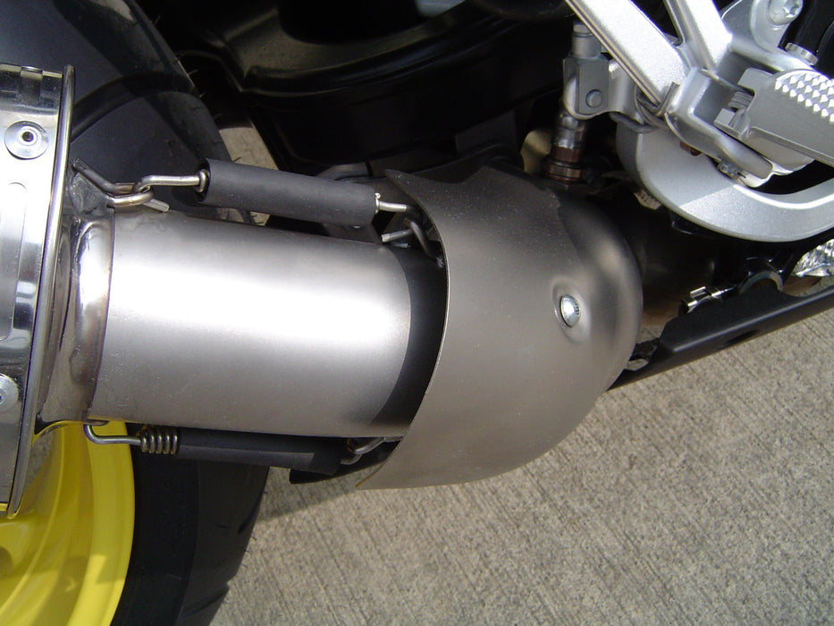 GPR Exhaust for Bmw K1200S K1200R 2004-2008, Gpe Ann. titanium, Slip-on Exhaust Including Removable DB Killer and Link Pipe