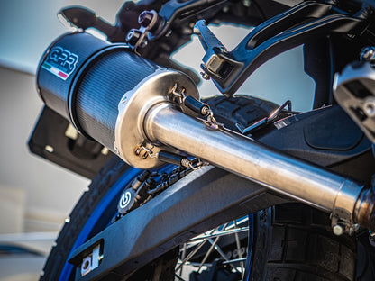 GPR Exhaust for Bmw R1250R R1250RS 2021-2023, Dual Poppy, Slip-on Exhaust Including Removable DB Killer and Link Pipe