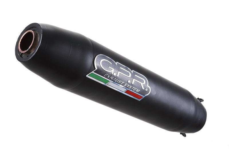 GPR Exhaust System Royal Enfield Classic 350 2021-2023, Deeptone Nero, Slip-on Exhaust Including Link Pipe