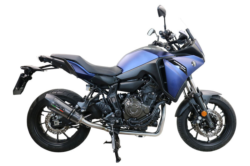 GPR Exhaust System Yamaha Tracer 700 2017-2019, Gpe Ann. Poppy, Full System Exhaust, Including Removable DB Killer