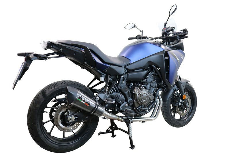 GPR Exhaust System Yamaha Tracer 700 2017-2019, Gpe Ann. Poppy, Full System Exhaust, Including Removable DB Killer