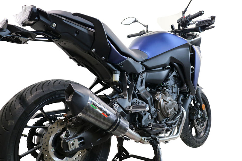 GPR Exhaust System Yamaha Tracer 700 2017-2019, Gpe Ann. Poppy, Full System Exhaust, Including Removable DB Killer