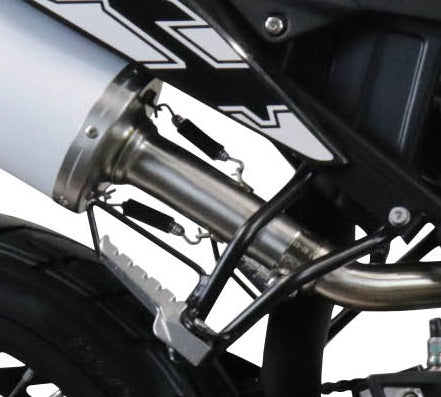 GPR Exhaust System KL MOTOR KXE 125 2022-2023, Furore Evo4 Nero, Slip-on Exhaust Including Link Pipe and Removable DB Killer