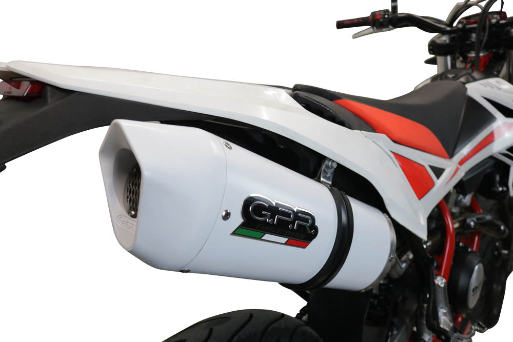 GPR Exhaust for Beta RR 125 4T Enduro 2019-2020, Albus Evo4, Slip-on Exhaust Including Link Pipe and Removable DB Killer