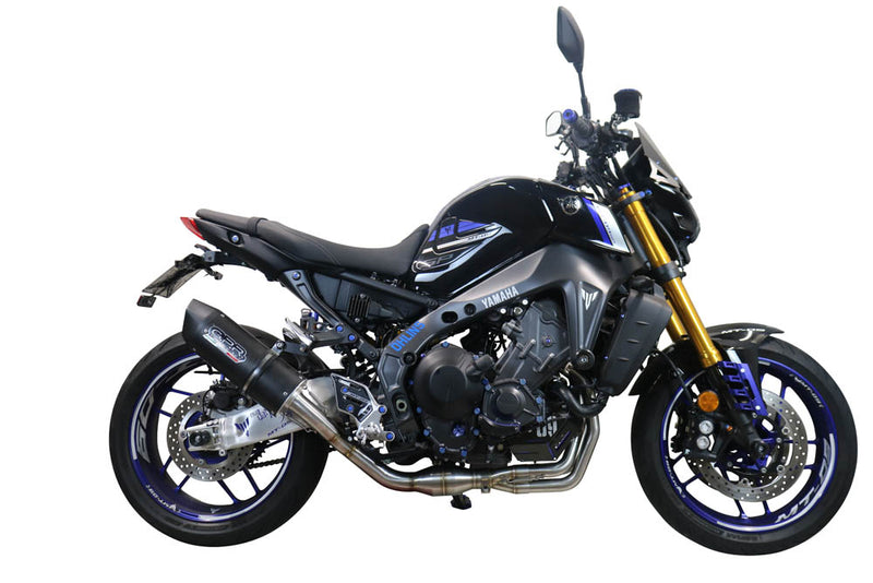 GPR Exhaust System Yamaha XSR900 2021-2023, Furore Evo4 Nero, Full System Exhaust, Including Removable DB Killer