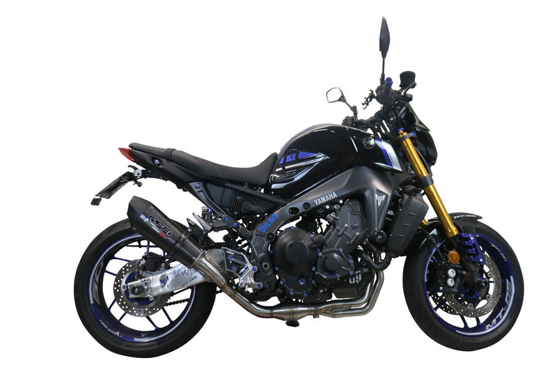 GPR Exhaust System Yamaha MT09 FJ09 2021-2023, Gpe Ann. Poppy, Full System Exhaust, Including Removable DB Killer