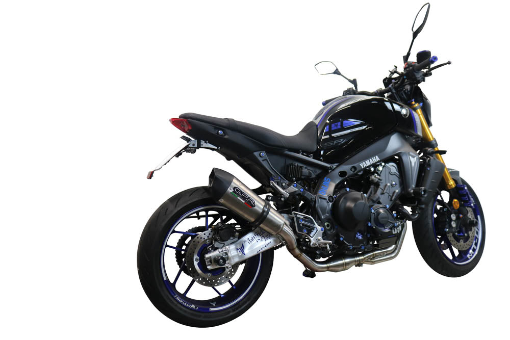GPR Exhaust System Yamaha XSR900 2021-2023, Gpe Ann. titanium, Full System Exhaust, Including Removable DB Killer