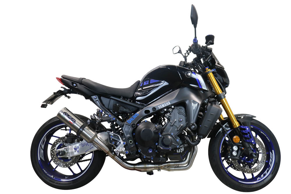 GPR Exhaust System Yamaha XSR900 2021-2023, M3 Inox , Full System Exhaust, Including Removable DB Killer