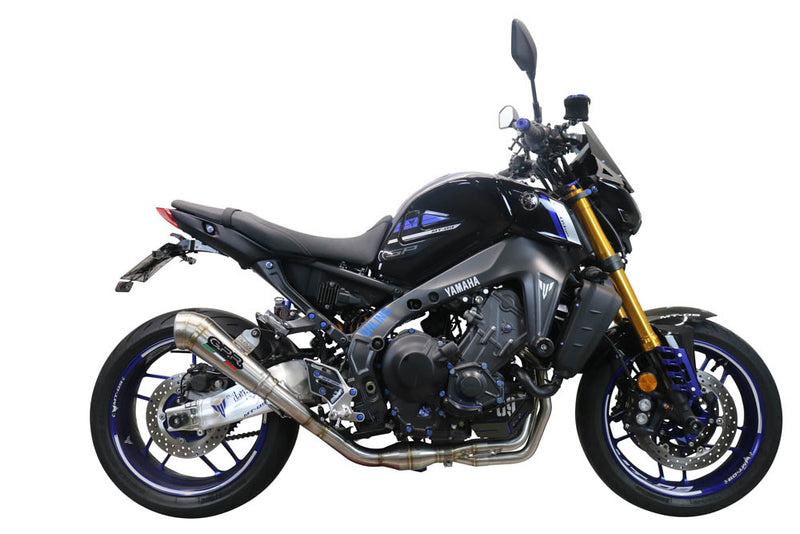 GPR Exhaust System Yamaha XSR900 2021-2023, Powercone Evo, Full System Exhaust, Including Removable DB Killer