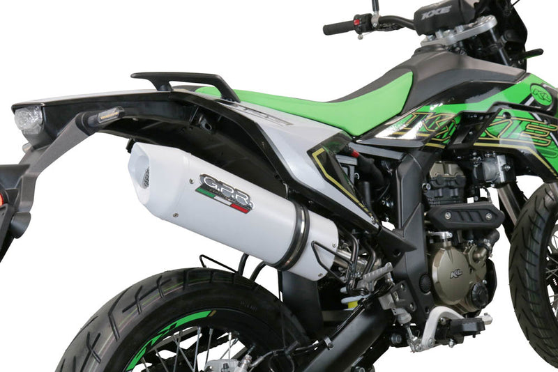 GPR Exhaust System KL MOTOR KXE 125 2022-2023, Albus Evo4, Slip-on Exhaust Including Link Pipe and Removable DB Killer